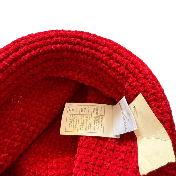 Vintage Warner Bros Knit Hat Tweety Bird Knit Chenille Hat 90's One Size NEW - Picture 7 of 7